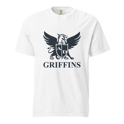 Signature | Comfort Colors T-Shirt | Arma Dei Academy Basketball | Griffin Logo