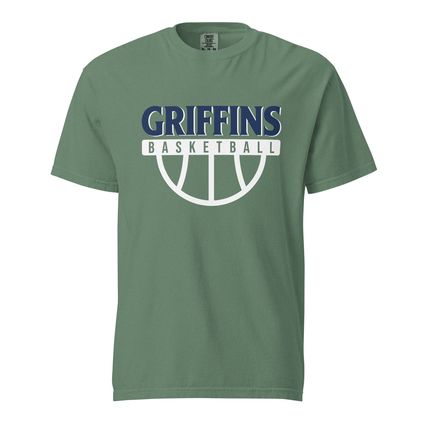 Signature | Comfort Colors T-Shirt | Arma Dei Academy Basketball | Griffins Basketball Logo