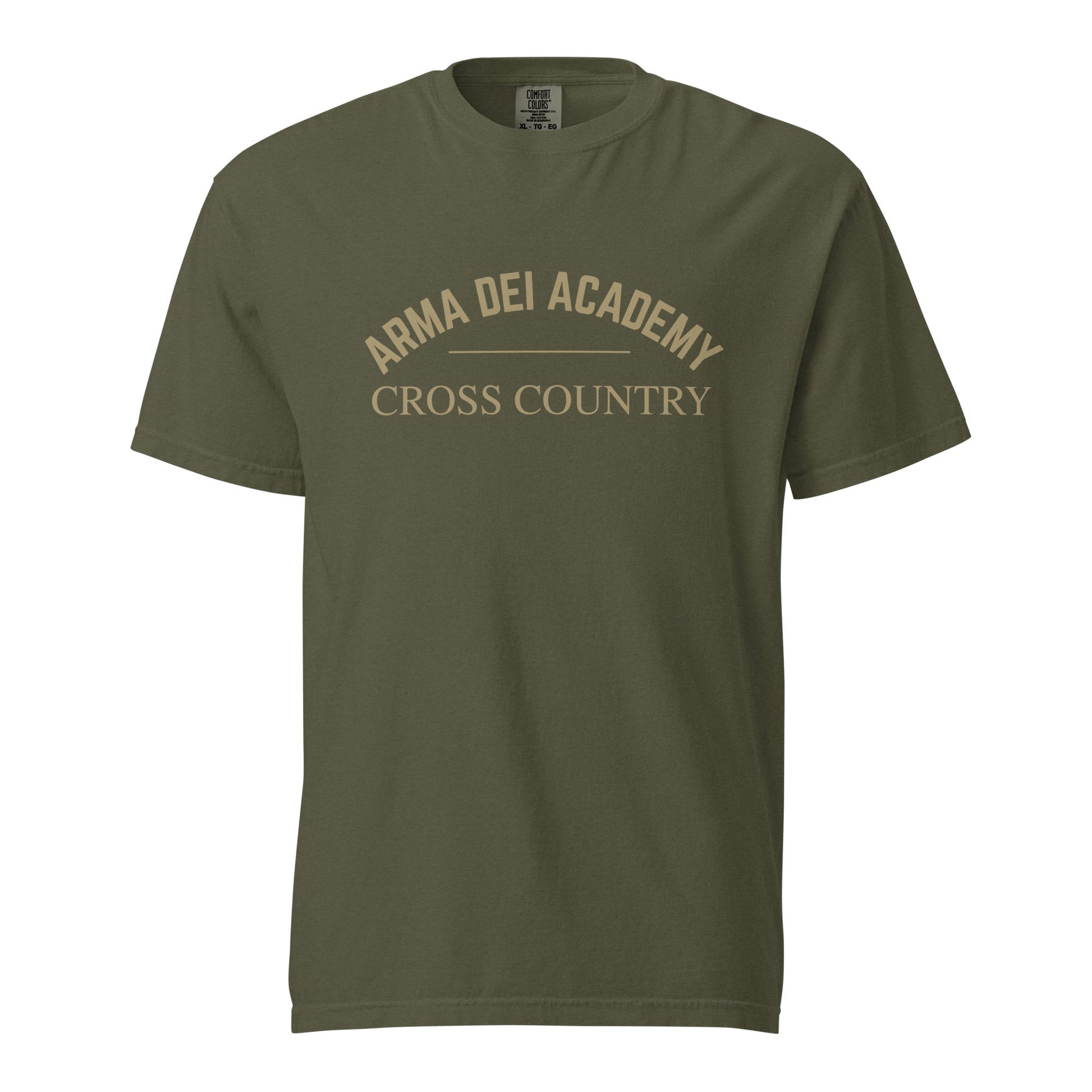 Signature | Comfort Colors T-Shirt | Arma Dei Academy Cross Country