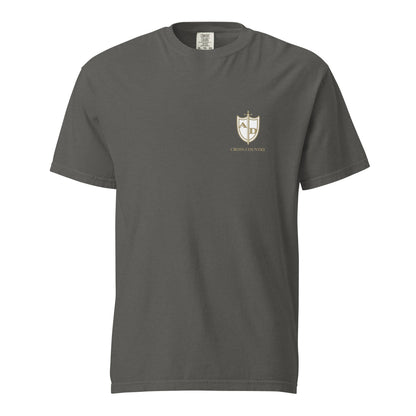 Signature | Comfort Colors T-Shirt | Arma Dei Academy Cross Country | Shield Logo