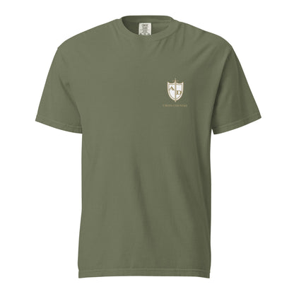 Signature | Comfort Colors T-Shirt | Arma Dei Academy Cross Country | Shield Logo