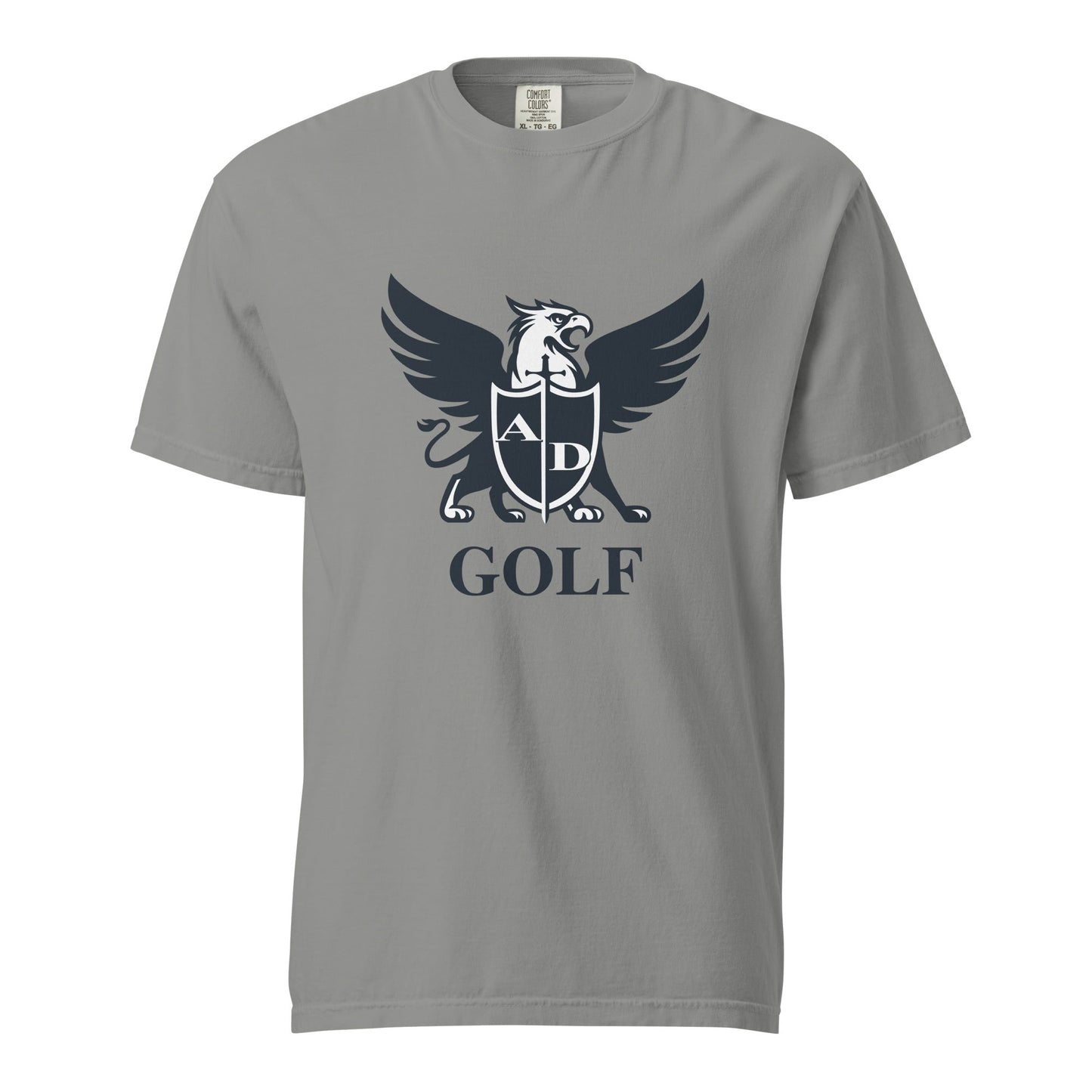 Signature | Comfort Colors T-Shirt | Arma Dei Academy Golf | Griffin Logo