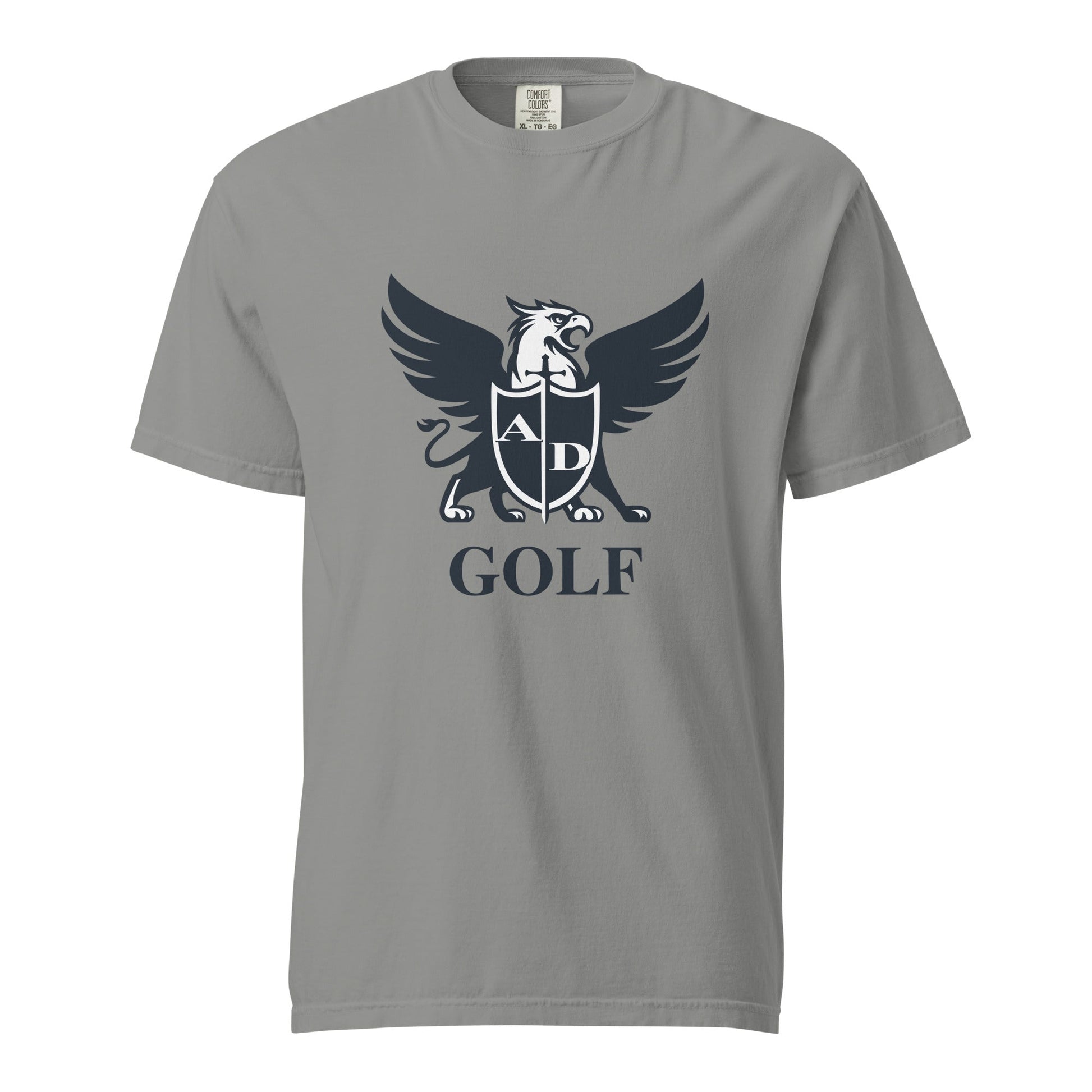 Signature | Comfort Colors T-Shirt | Arma Dei Academy Golf | Griffin Logo
