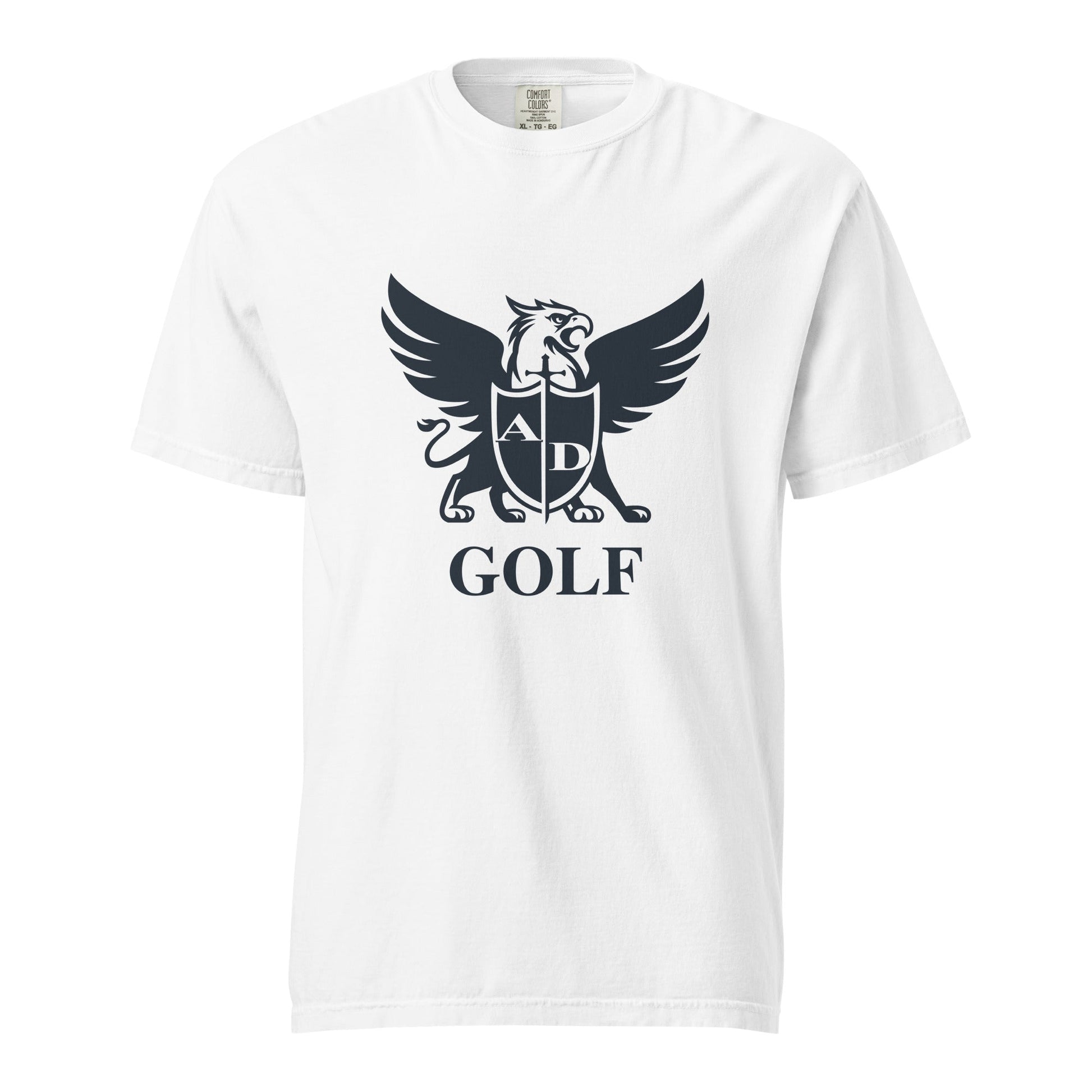 Signature | Comfort Colors T-Shirt | Arma Dei Academy Golf | Griffin Logo
