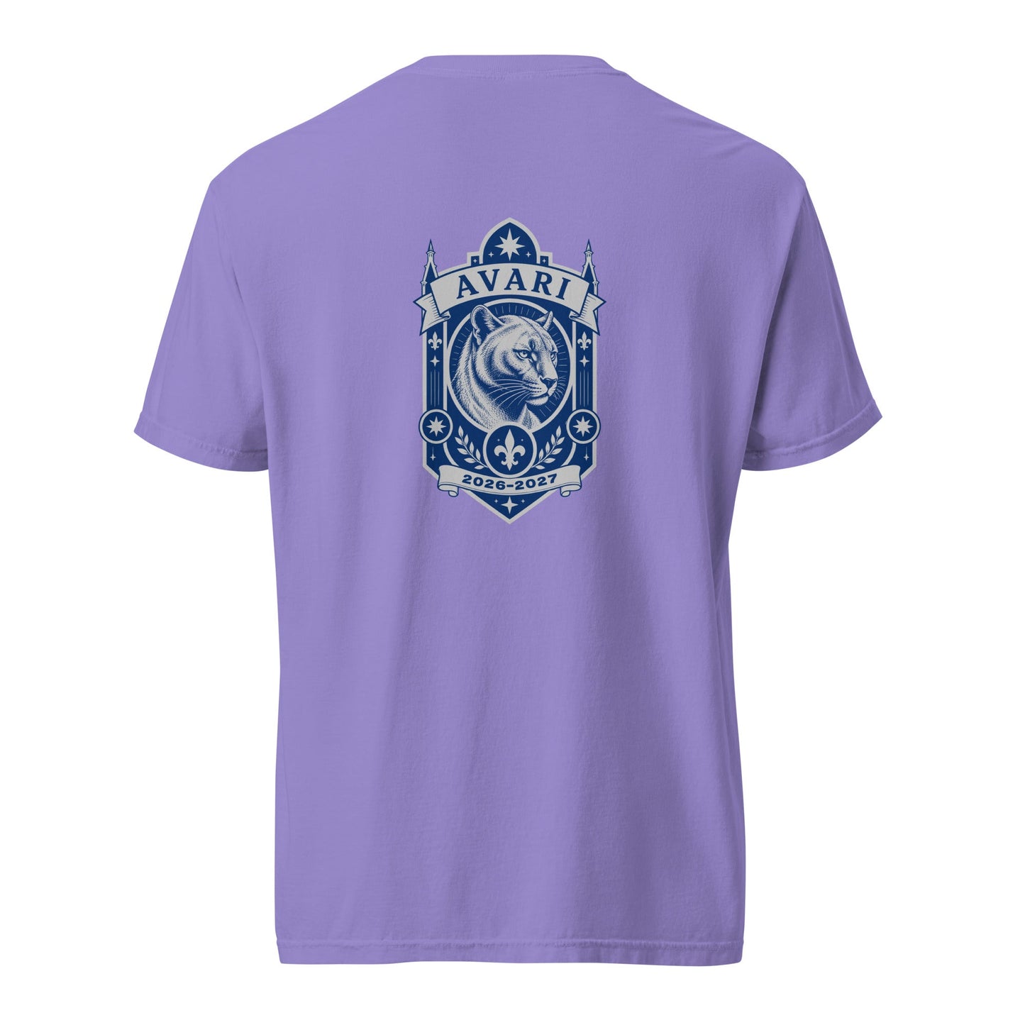 Signature | Comfort Colors T-Shirt | Arma Dei Academy Logic Houses | Avari Logo