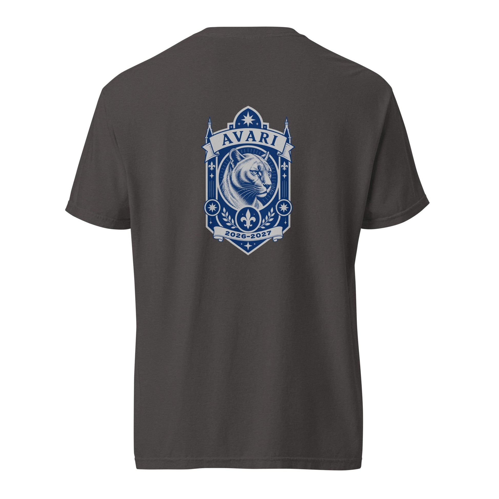 Signature | Comfort Colors T-Shirt | Arma Dei Academy Logic Houses | Avari Logo