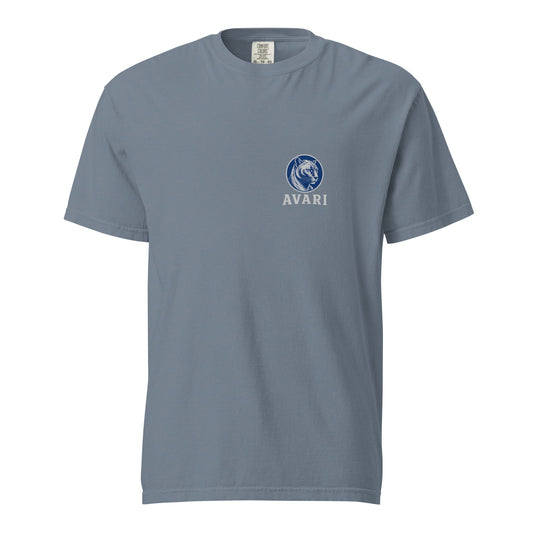 Signature | Comfort Colors T-Shirt | Arma Dei Academy Logic Houses | Avari Logo