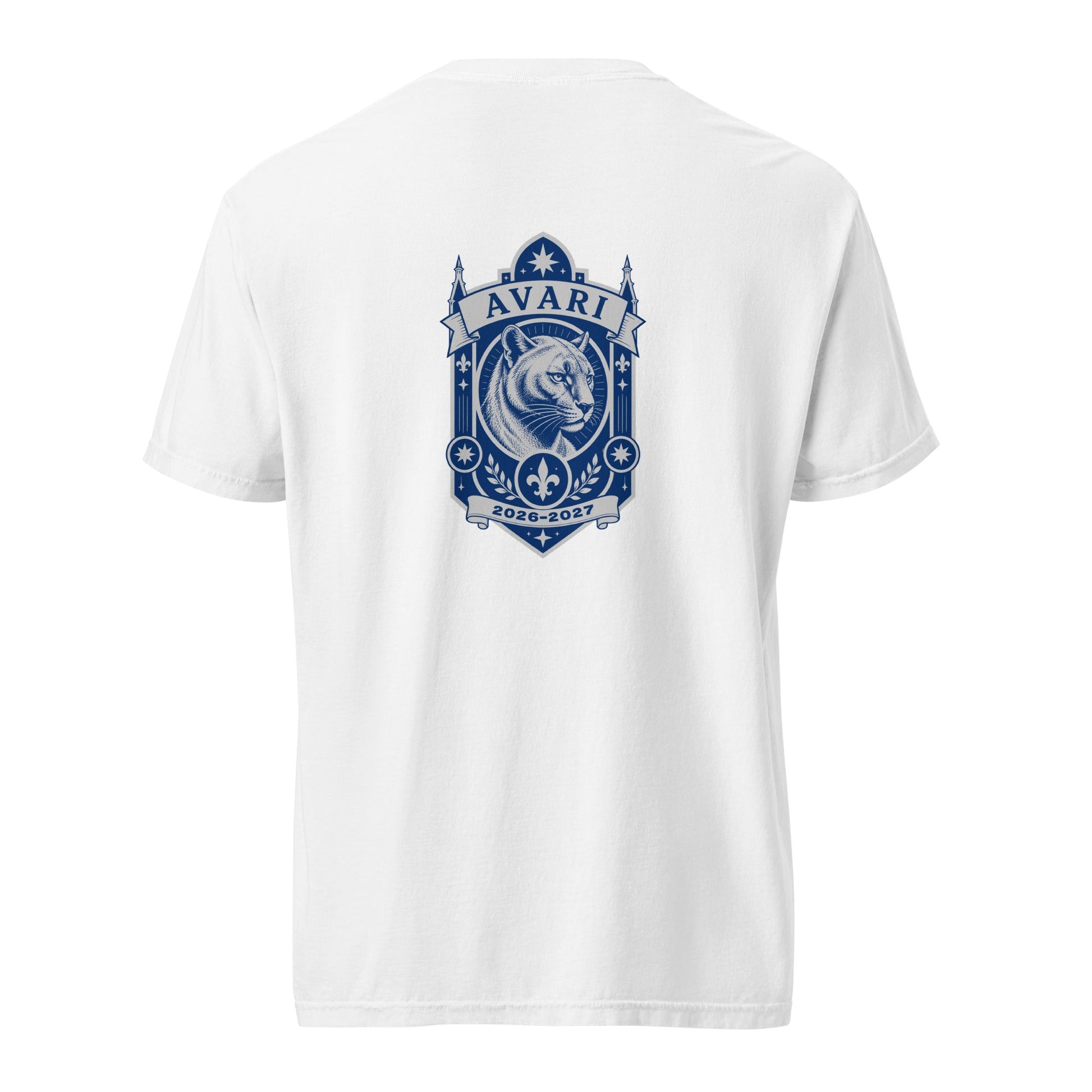 Signature | Comfort Colors T-Shirt | Arma Dei Academy Logic Houses | Avari Logo