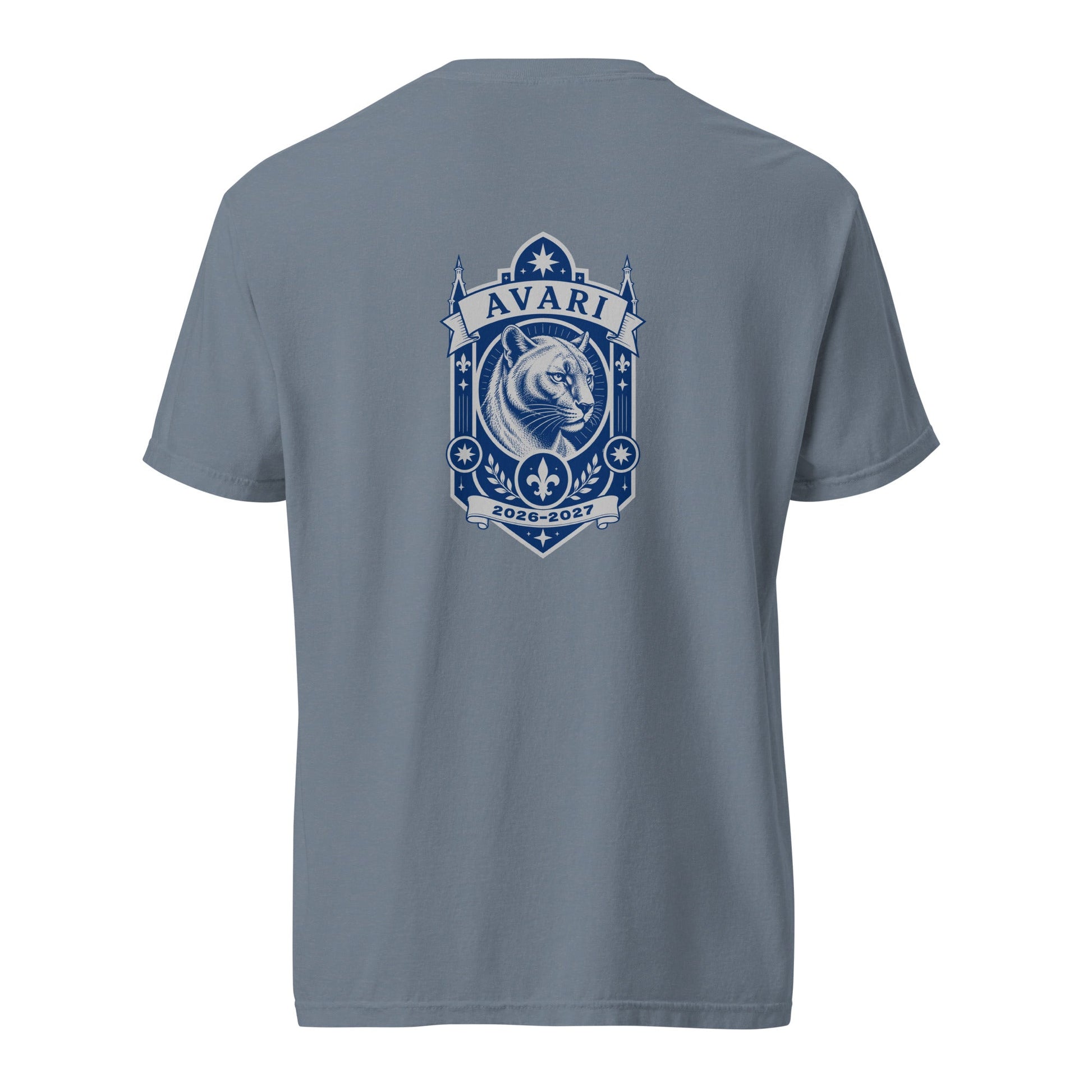 Signature | Comfort Colors T-Shirt | Arma Dei Academy Logic Houses | Avari Logo