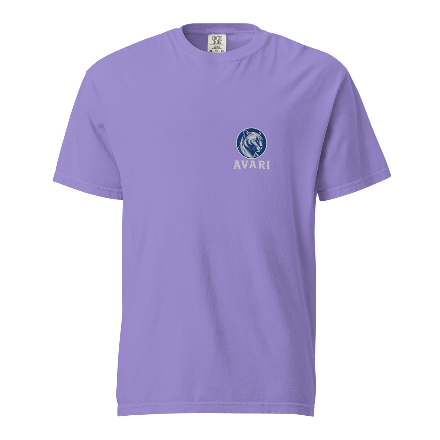 Signature | Comfort Colors T-Shirt | Arma Dei Academy Logic Houses | Avari Logo