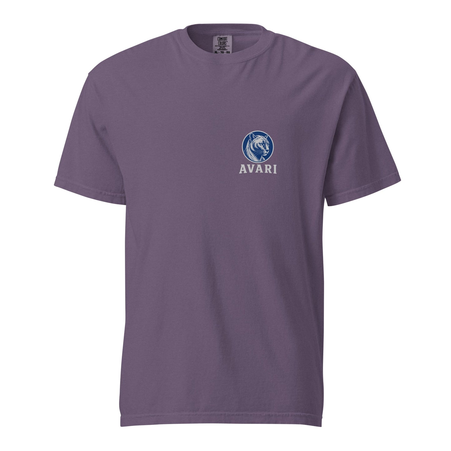Signature | Comfort Colors T-Shirt | Arma Dei Academy Logic Houses | Avari Logo