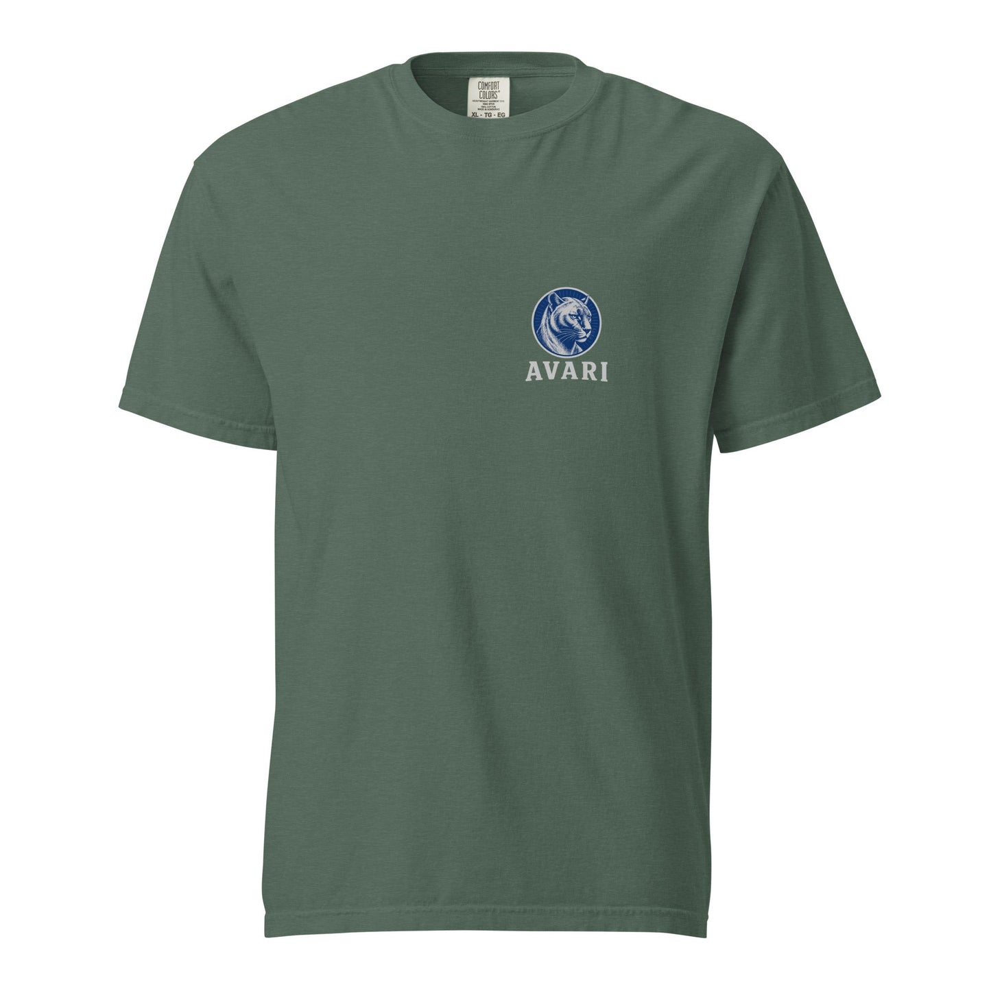 Signature | Comfort Colors T-Shirt | Arma Dei Academy Logic Houses | Avari Logo