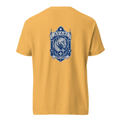 Signature | Comfort Colors T-Shirt | Arma Dei Academy Logic Houses | Avari Logo