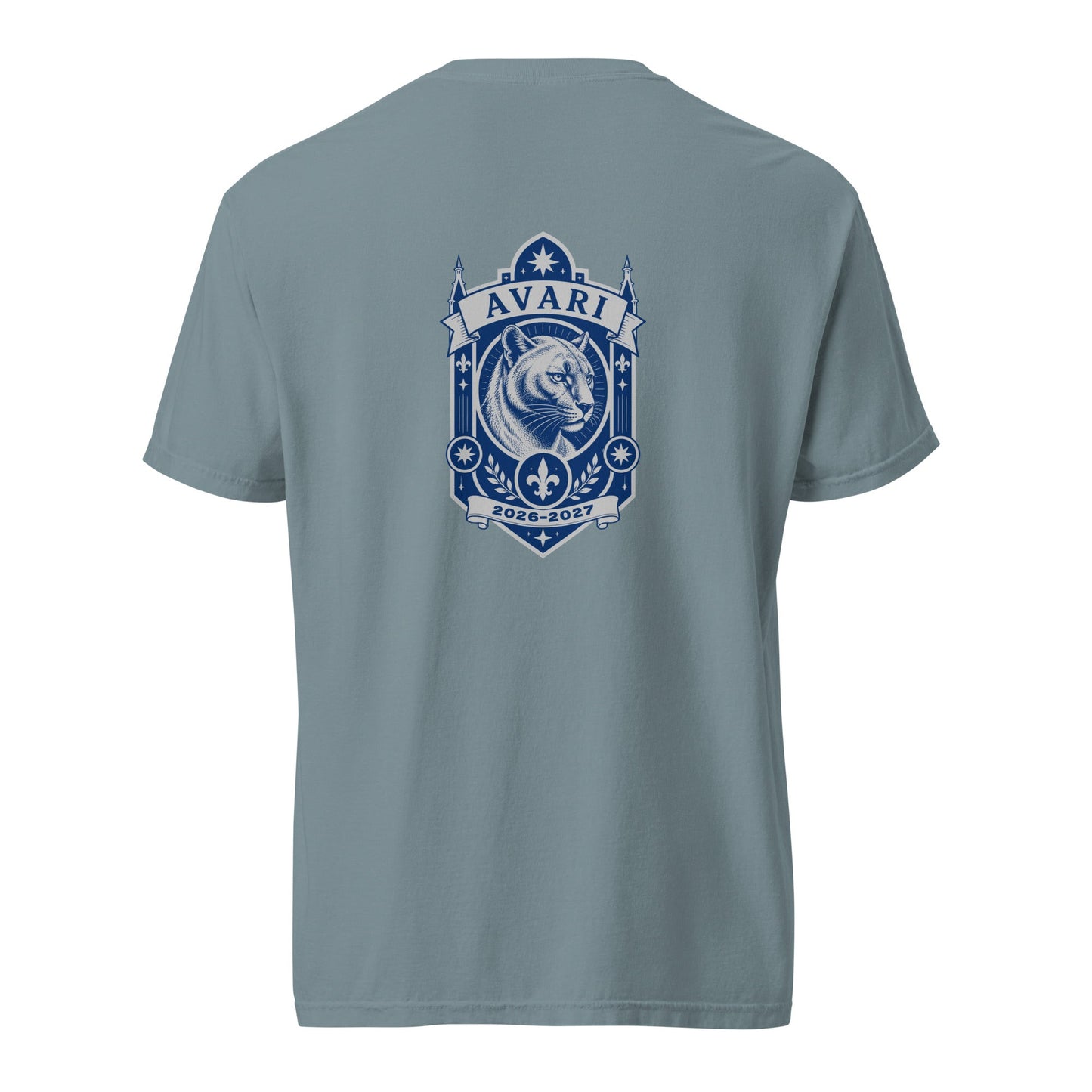 Signature | Comfort Colors T-Shirt | Arma Dei Academy Logic Houses | Avari Logo