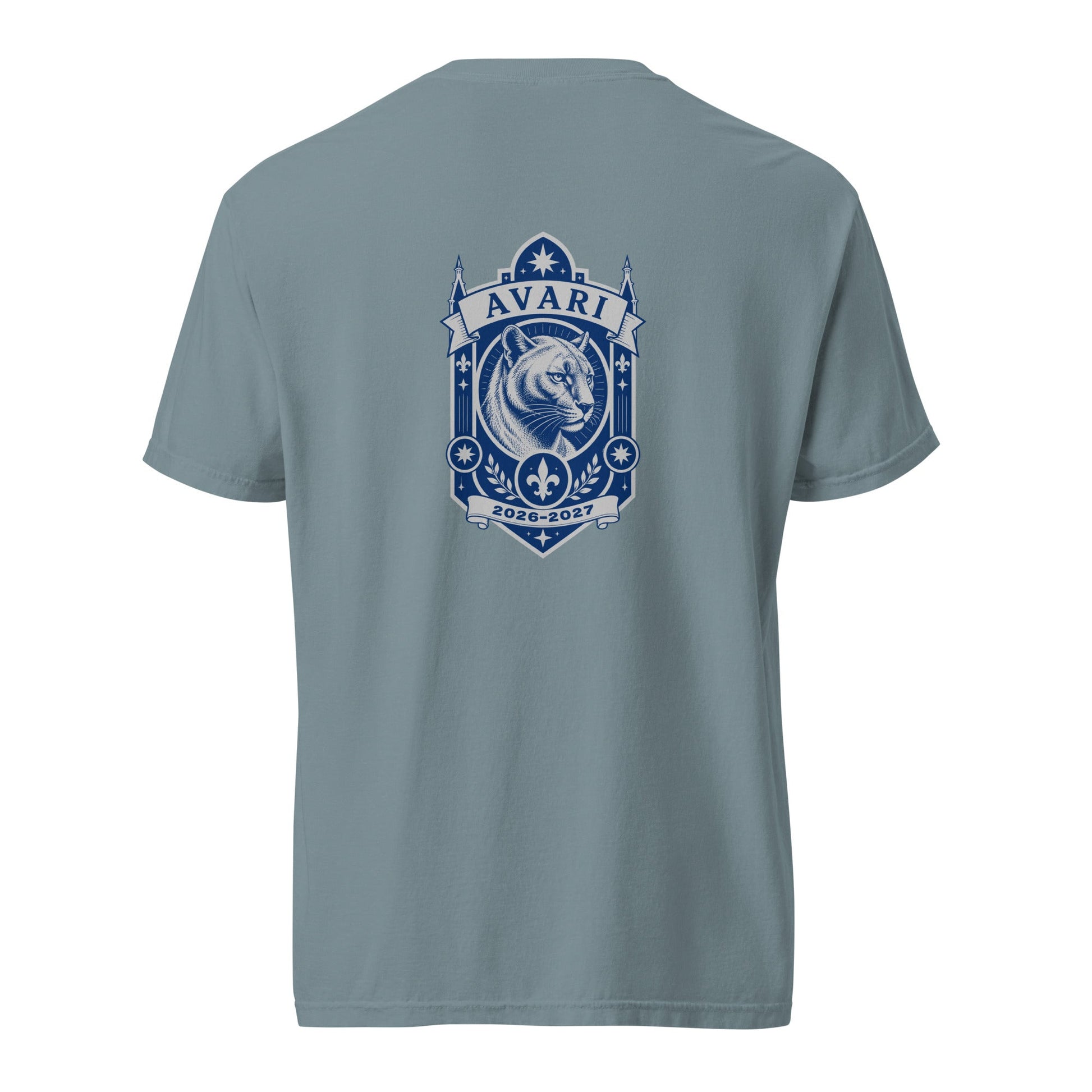 Signature | Comfort Colors T-Shirt | Arma Dei Academy Logic Houses | Avari Logo
