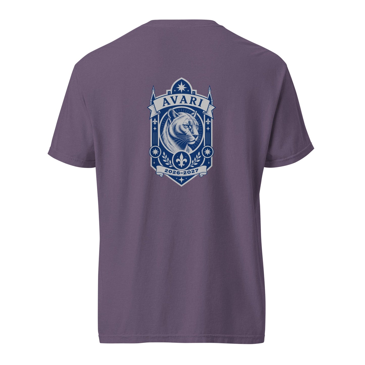 Signature | Comfort Colors T-Shirt | Arma Dei Academy Logic Houses | Avari Logo