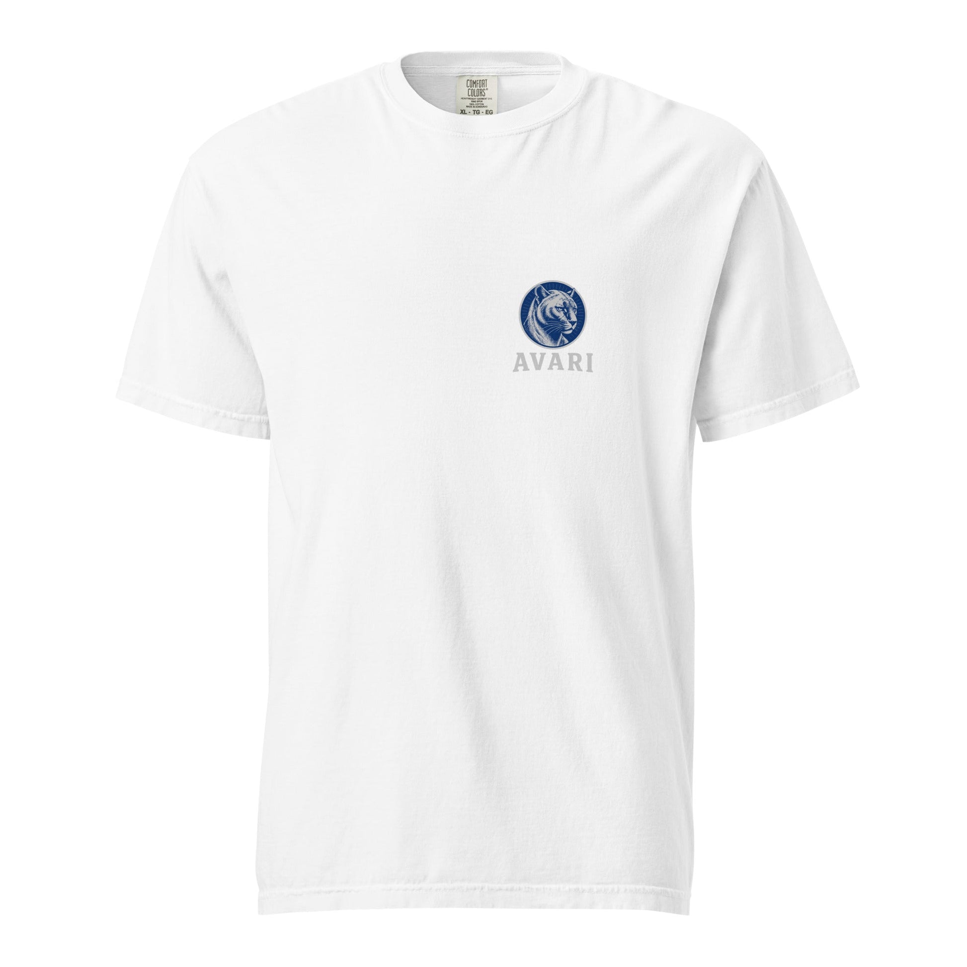 Signature | Comfort Colors T-Shirt | Arma Dei Academy Logic Houses | Avari Logo