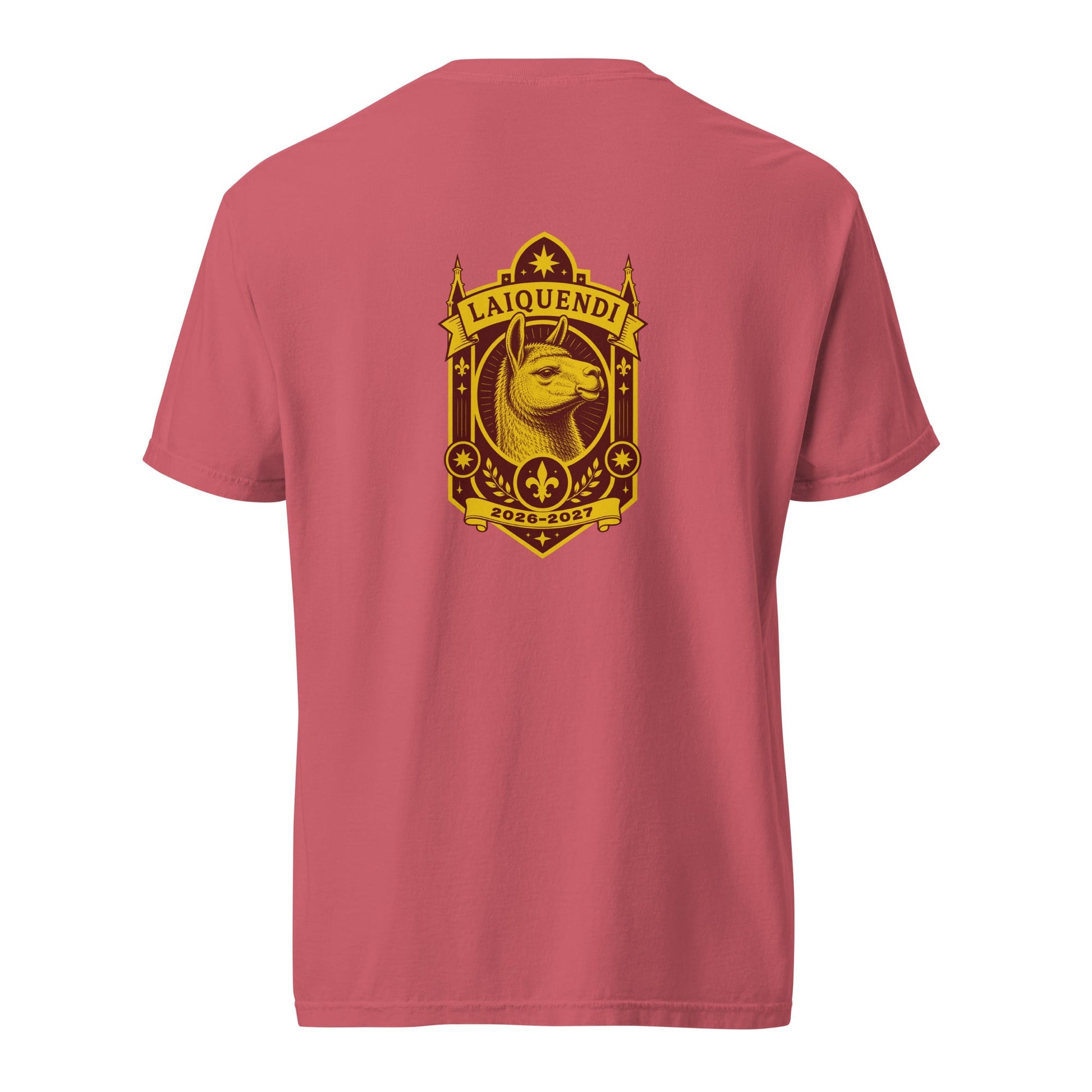 Signature | Comfort Colors T-Shirt | Arma Dei Academy Logic Houses | Laiquendi Logo