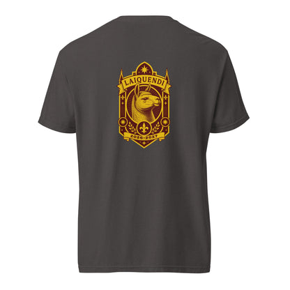 Signature | Comfort Colors T-Shirt | Arma Dei Academy Logic Houses | Laiquendi Logo