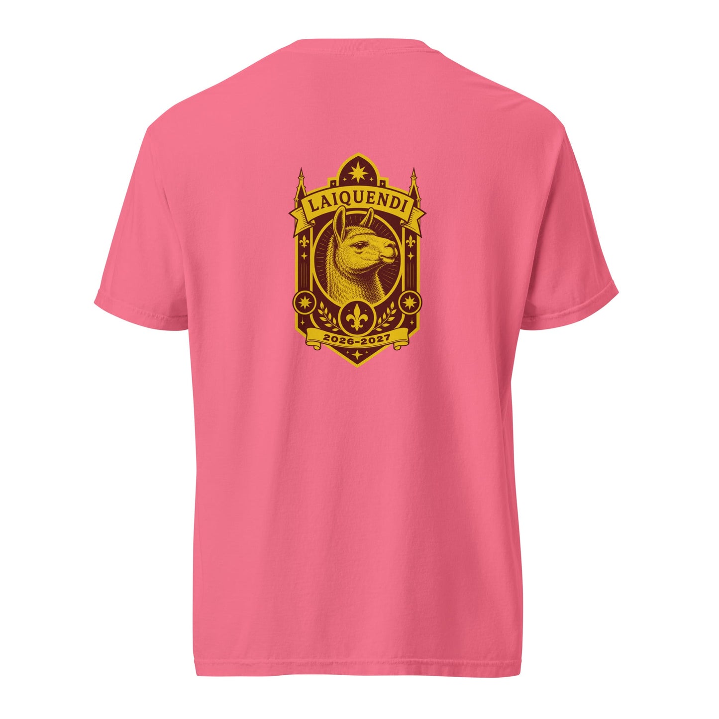 Signature | Comfort Colors T-Shirt | Arma Dei Academy Logic Houses | Laiquendi Logo