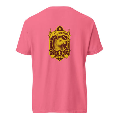 Signature | Comfort Colors T-Shirt | Arma Dei Academy Logic Houses | Laiquendi Logo