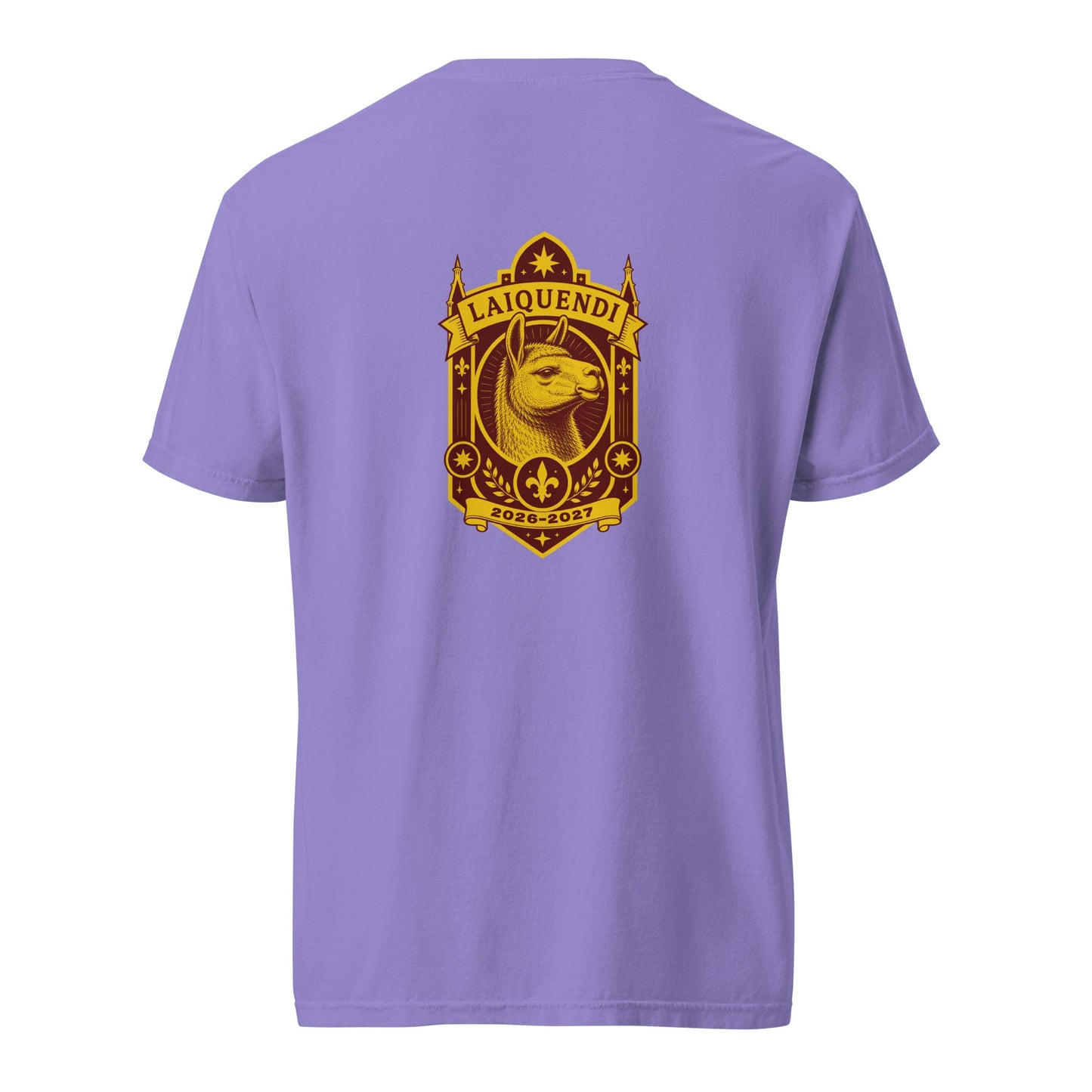 Signature | Comfort Colors T-Shirt | Arma Dei Academy Logic Houses | Laiquendi Logo