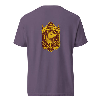 Signature | Comfort Colors T-Shirt | Arma Dei Academy Logic Houses | Laiquendi Logo