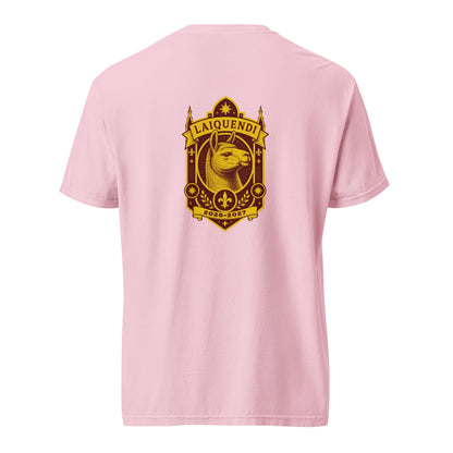 Signature | Comfort Colors T-Shirt | Arma Dei Academy Logic Houses | Laiquendi Logo