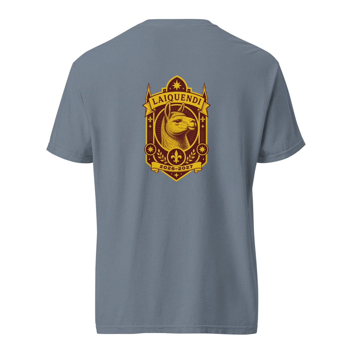 Signature | Comfort Colors T-Shirt | Arma Dei Academy Logic Houses | Laiquendi Logo