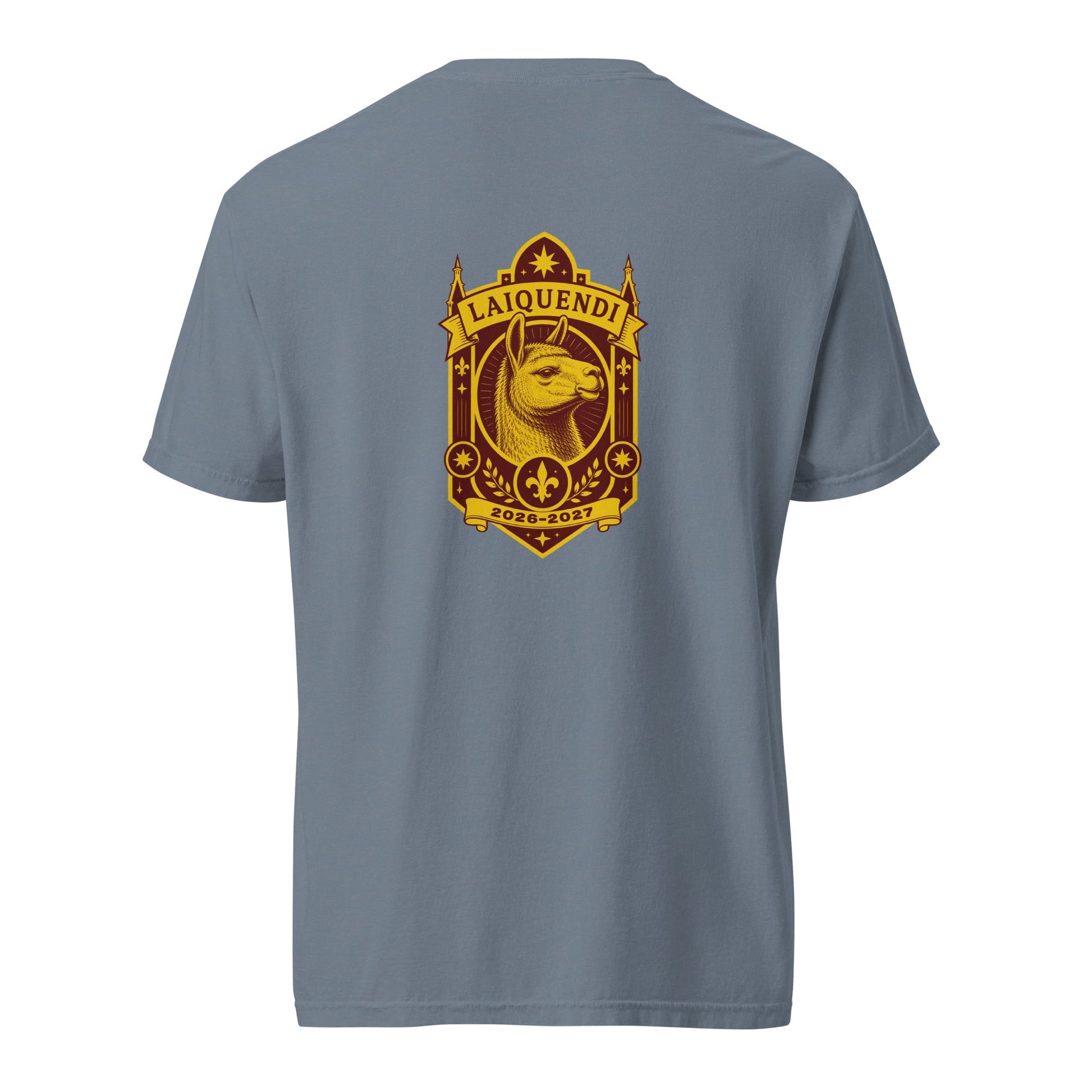 Signature | Comfort Colors T-Shirt | Arma Dei Academy Logic Houses | Laiquendi Logo