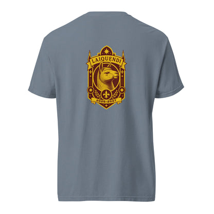 Signature | Comfort Colors T-Shirt | Arma Dei Academy Logic Houses | Laiquendi Logo