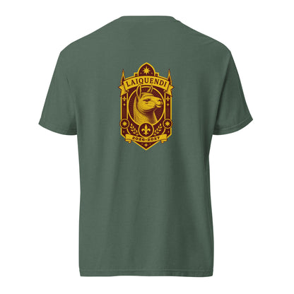 Signature | Comfort Colors T-Shirt | Arma Dei Academy Logic Houses | Laiquendi Logo