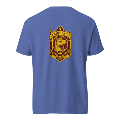 Signature | Comfort Colors T-Shirt | Arma Dei Academy Logic Houses | Laiquendi Logo