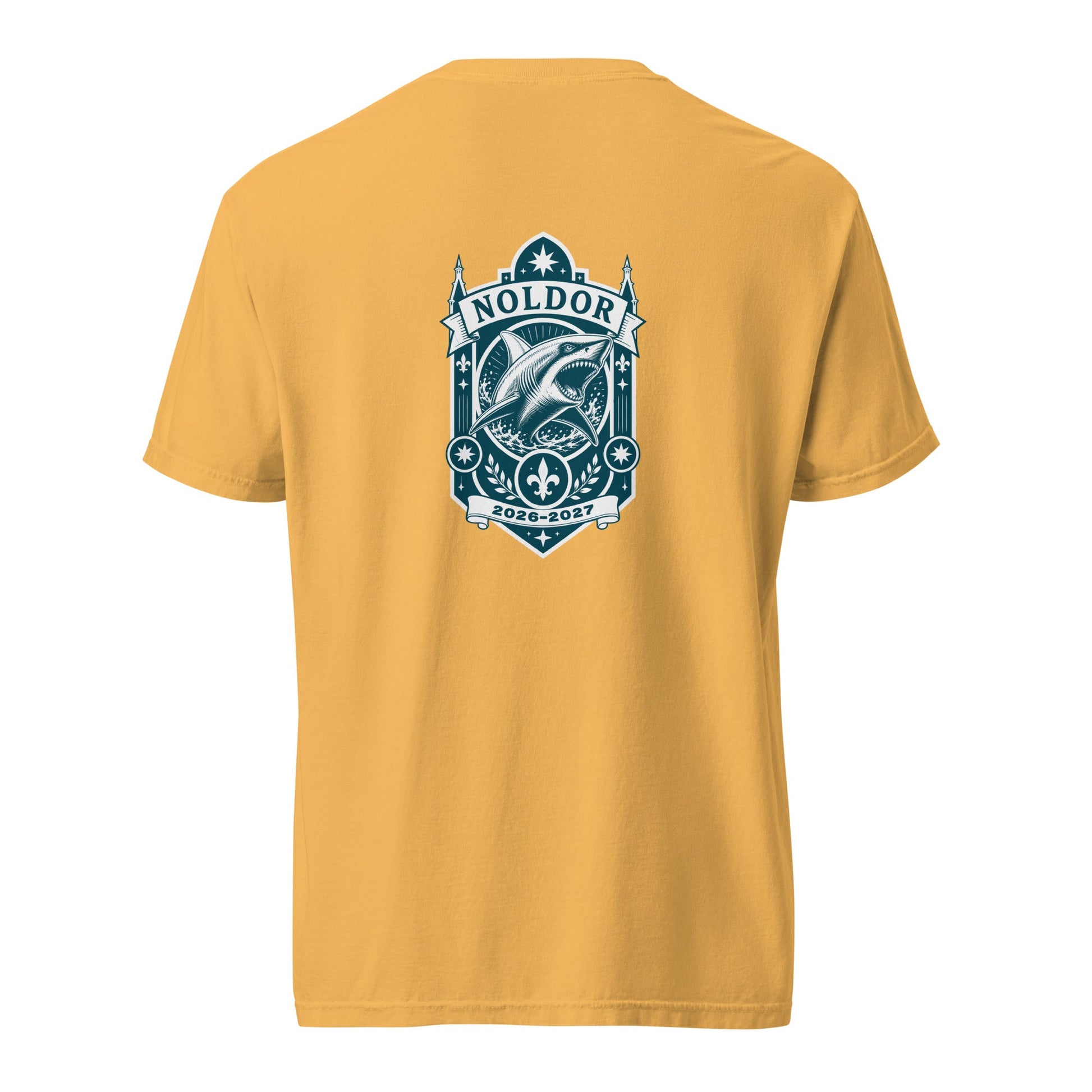 Signature | Comfort Colors T-Shirt | Arma Dei Academy Logic Houses | Noldor Logo