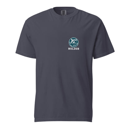 Signature | Comfort Colors T-Shirt | Arma Dei Academy Logic Houses | Noldor Logo