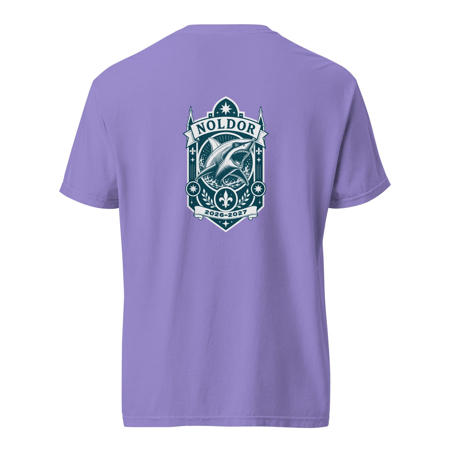 Signature | Comfort Colors T-Shirt | Arma Dei Academy Logic Houses | Noldor Logo