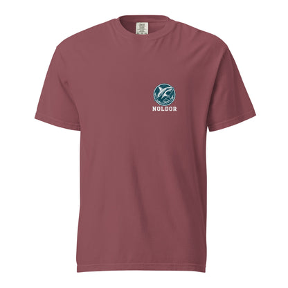 Signature | Comfort Colors T-Shirt | Arma Dei Academy Logic Houses | Noldor Logo