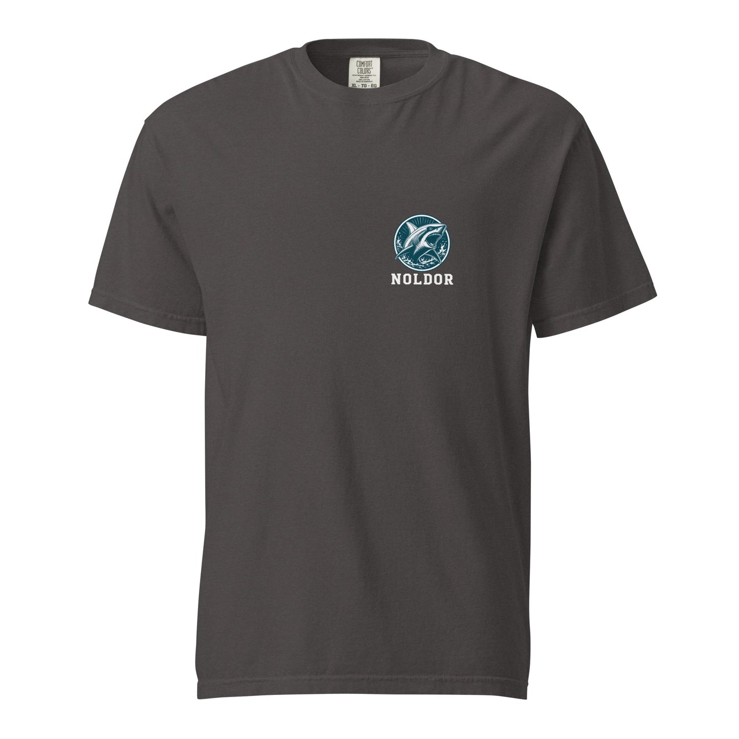Signature | Comfort Colors T-Shirt | Arma Dei Academy Logic Houses | Noldor Logo