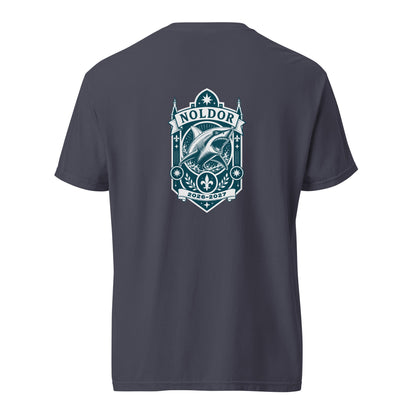 Signature | Comfort Colors T-Shirt | Arma Dei Academy Logic Houses | Noldor Logo