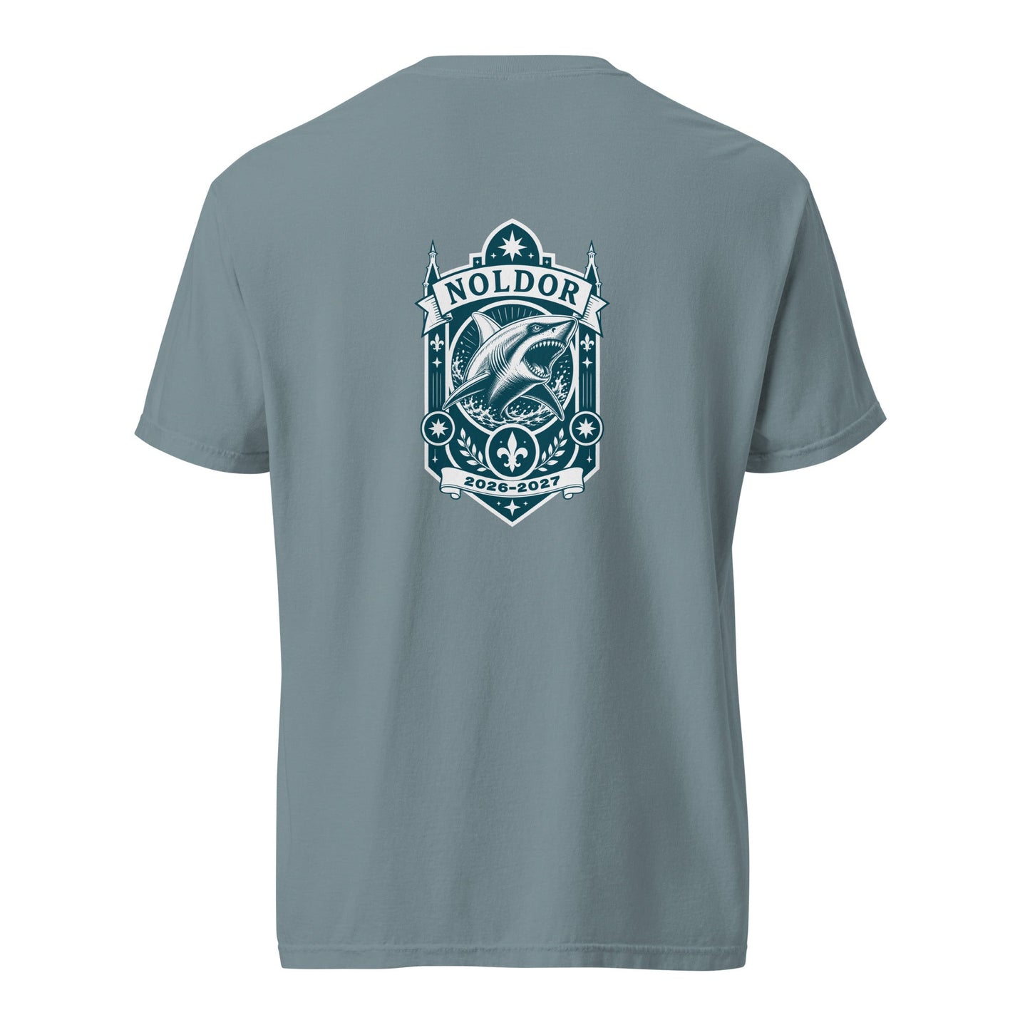 Signature | Comfort Colors T-Shirt | Arma Dei Academy Logic Houses | Noldor Logo