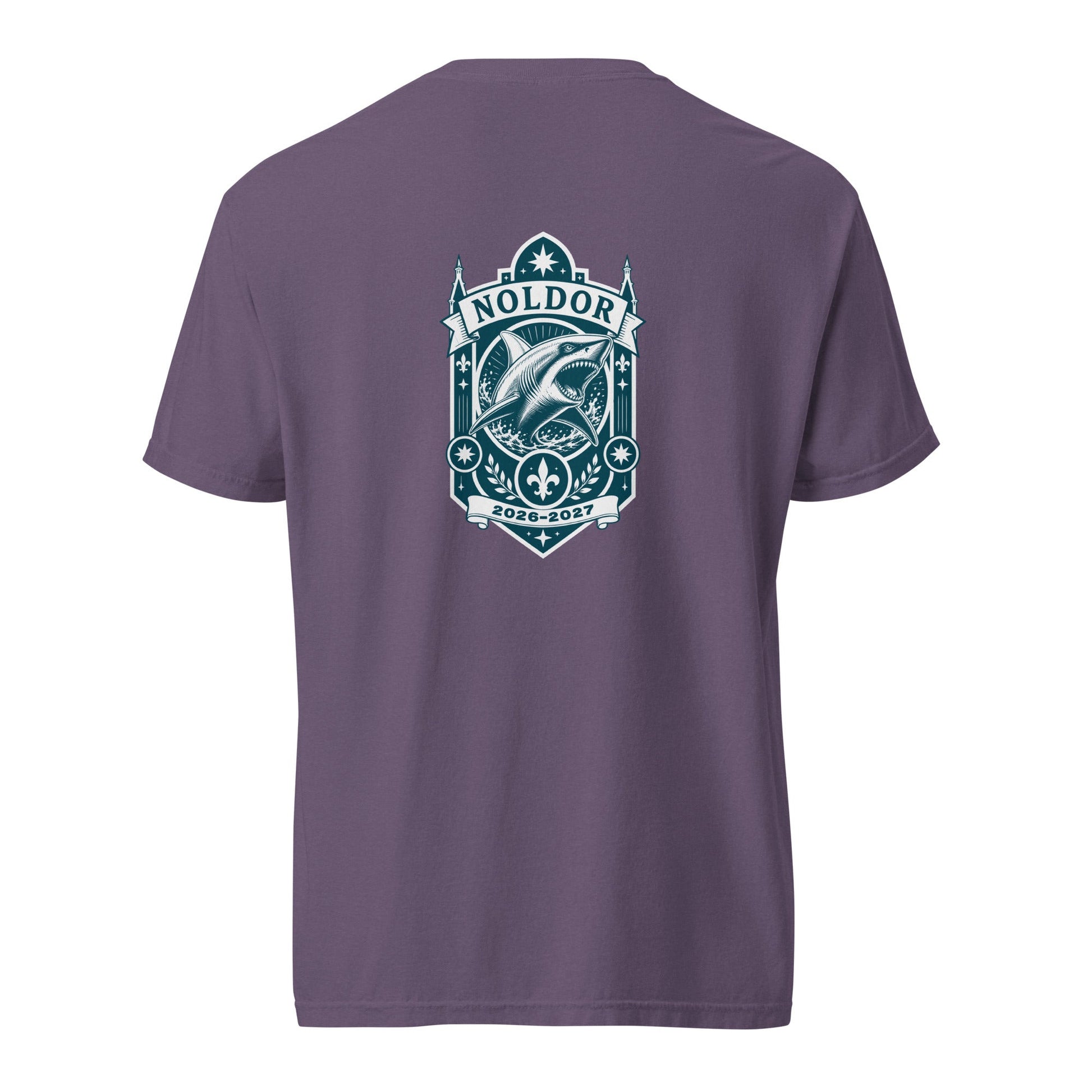 Signature | Comfort Colors T-Shirt | Arma Dei Academy Logic Houses | Noldor Logo