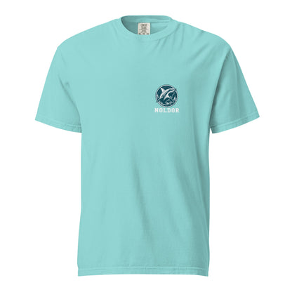 Signature | Comfort Colors T-Shirt | Arma Dei Academy Logic Houses | Noldor Logo