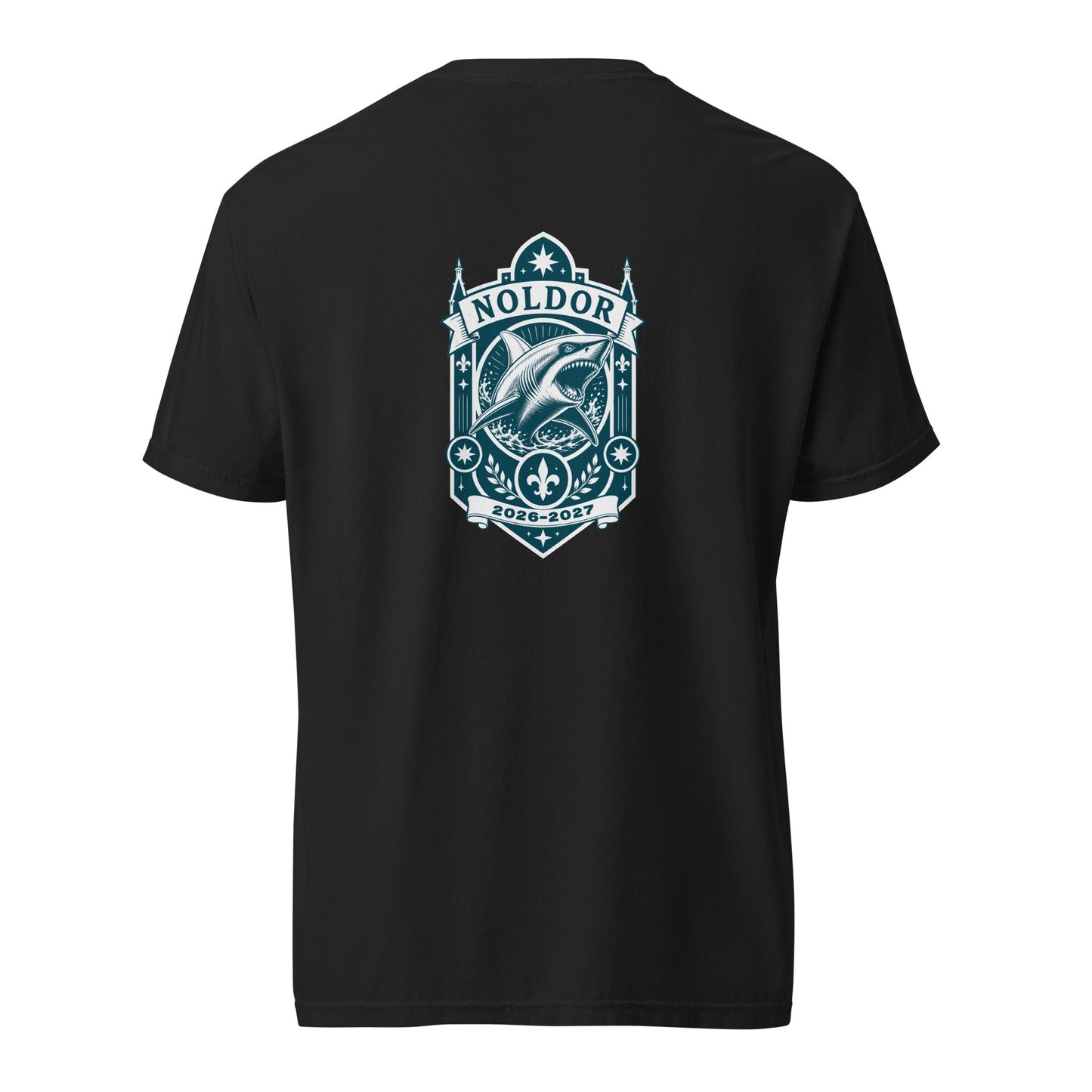 Signature | Comfort Colors T-Shirt | Arma Dei Academy Logic Houses | Noldor Logo