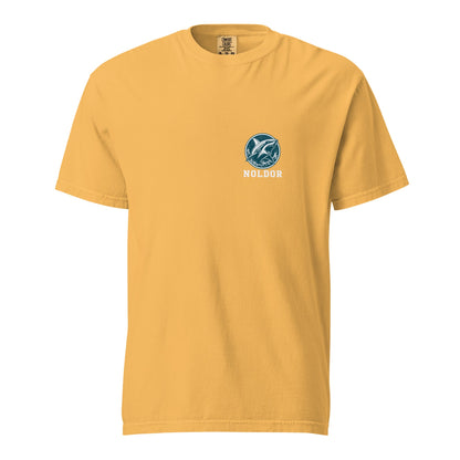 Signature | Comfort Colors T-Shirt | Arma Dei Academy Logic Houses | Noldor Logo
