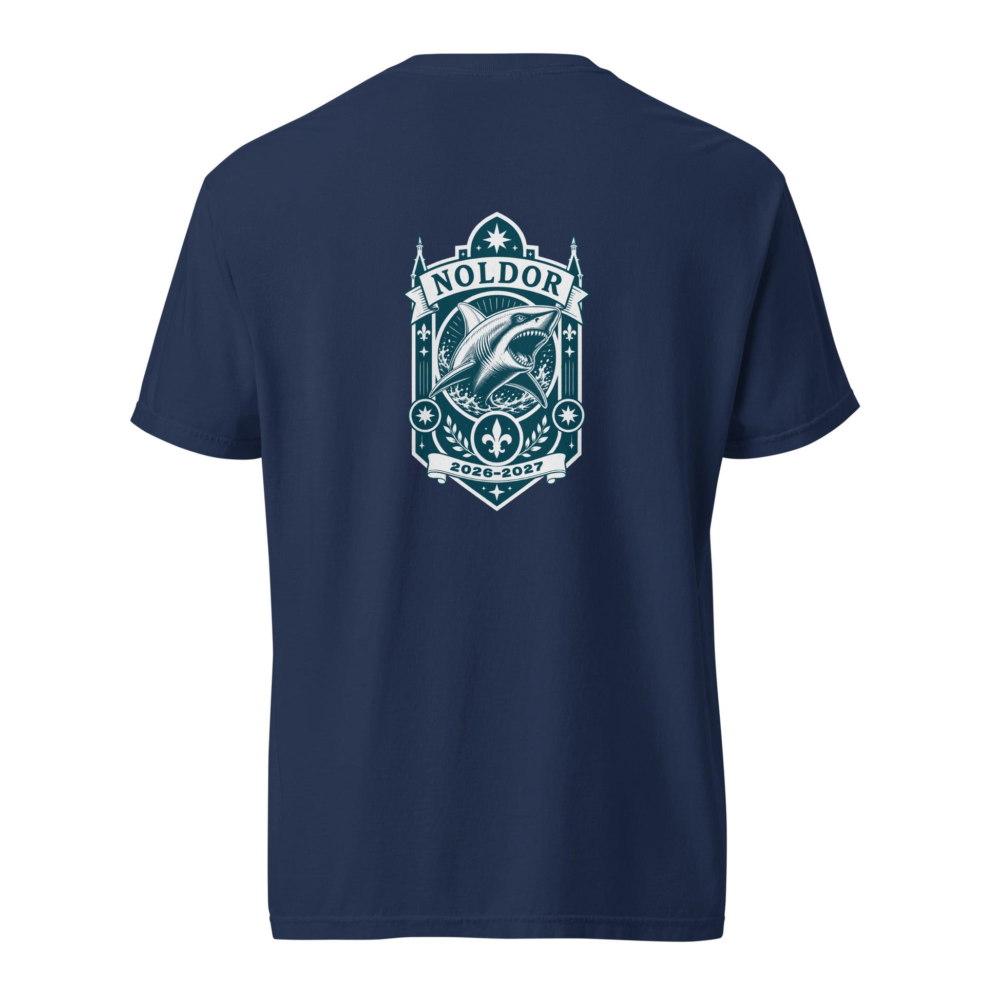 Signature | Comfort Colors T-Shirt | Arma Dei Academy Logic Houses | Noldor Logo