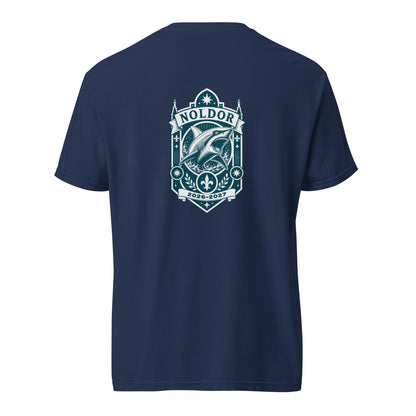 Signature | Comfort Colors T-Shirt | Arma Dei Academy Logic Houses | Noldor Logo
