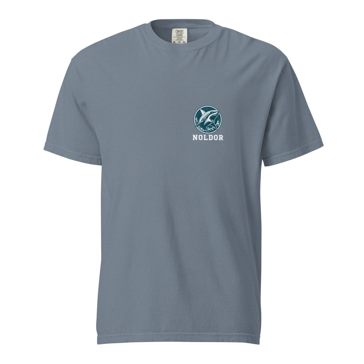 Signature | Comfort Colors T-Shirt | Arma Dei Academy Logic Houses | Noldor Logo