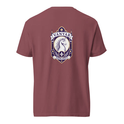 Signature | Comfort Colors T-Shirt | Arma Dei Academy Logic Houses | Vanyar Logo