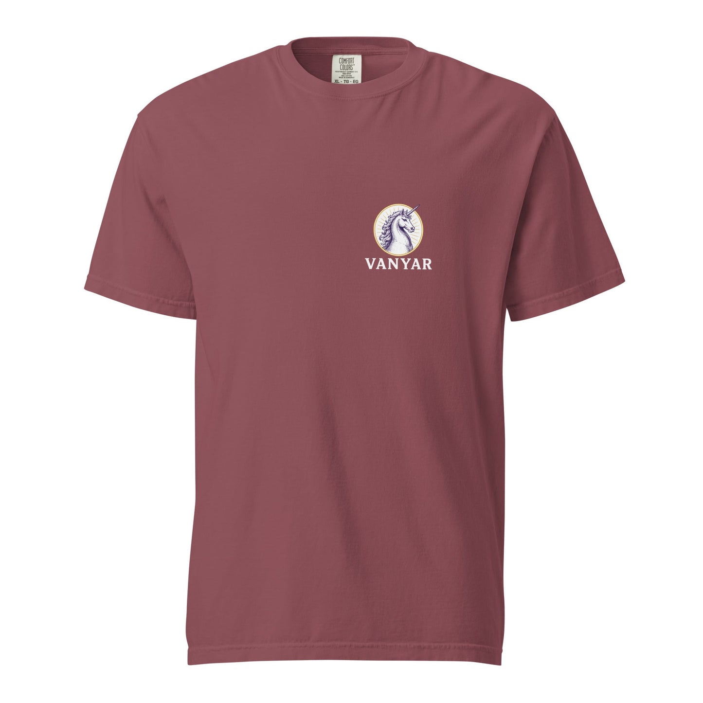 Signature | Comfort Colors T-Shirt | Arma Dei Academy Logic Houses | Vanyar Logo