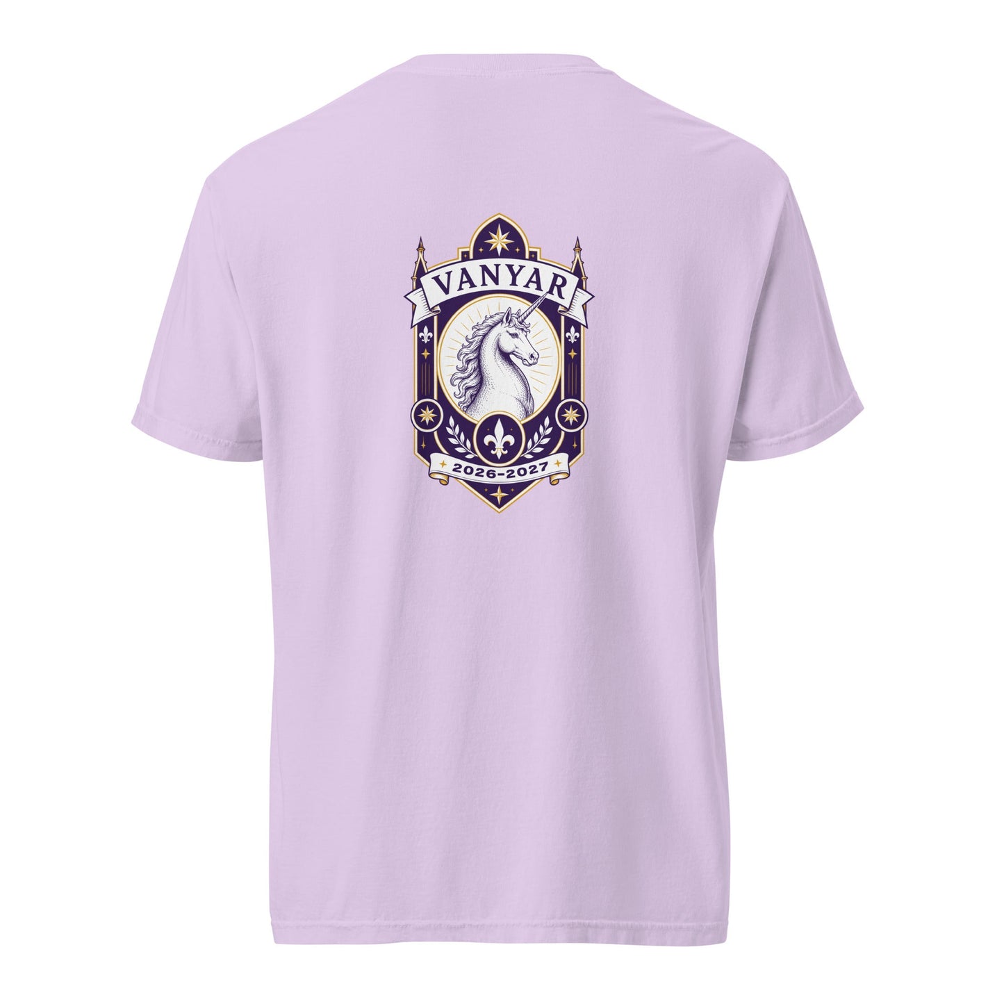 Signature | Comfort Colors T-Shirt | Arma Dei Academy Logic Houses | Vanyar Logo